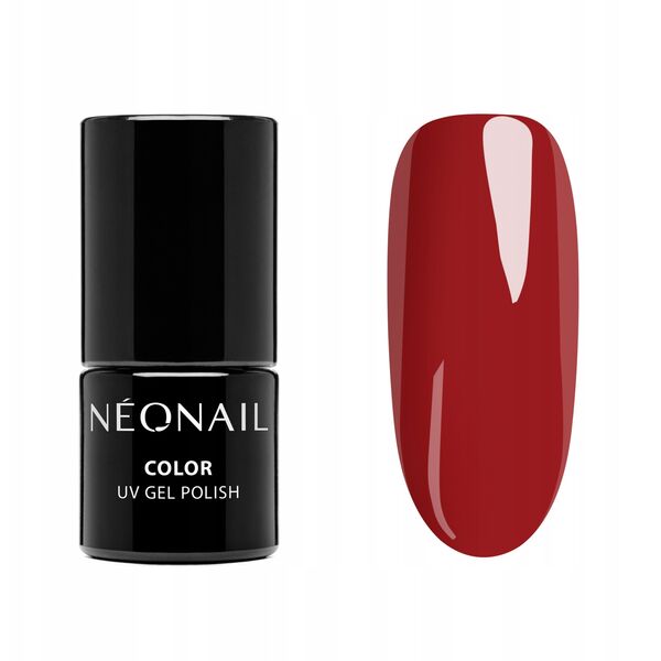NEONAIL_SET Golden Muse Blushing Red lakier hybrydowy 3ml + Sunset Nude lakier hybrydowy 3ml + Blush Flush lakier hybrydowy 3ml + Metallic Gold naklejki do paznokci 1szt