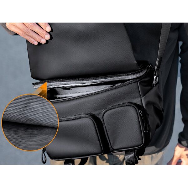 Torba Fotograficzna Kabura 10l Foto Sling Aparat Dslr Dron Kamera Gimbal Kf / Kf13.142 / Czarny