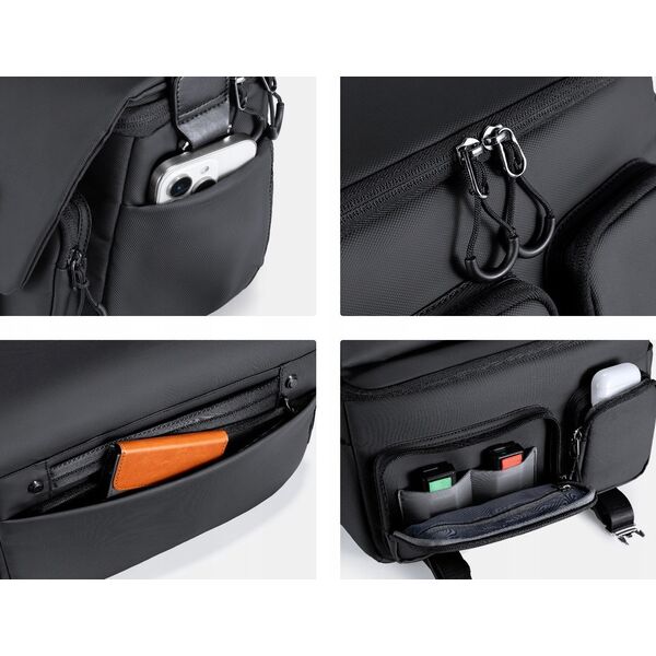 Torba Fotograficzna Kabura 10l Foto Sling Aparat Dslr Dron Kamera Gimbal Kf / Kf13.142 / Czarny