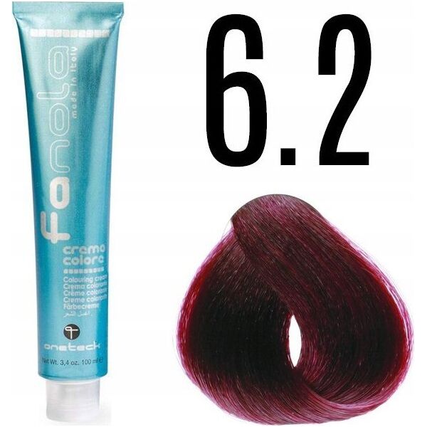 Fanola Fanola, Crema Colore, Permanent Hair Dye, 6.2 Dark Blonde Violet, 100 ml For Women