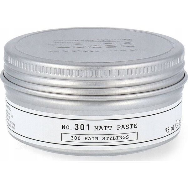 REF Depot, 300 Hair Stylings No. 301, Hair Styling Paste, Matte Texture, Strong Hold, For Hair, 75 ml For Men