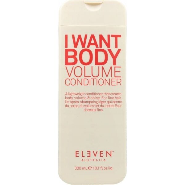 eleven australia Eleven Australia, I Want Body, Paraben-Free, Hair Conditioner, For Volume, 300 ml Unisex