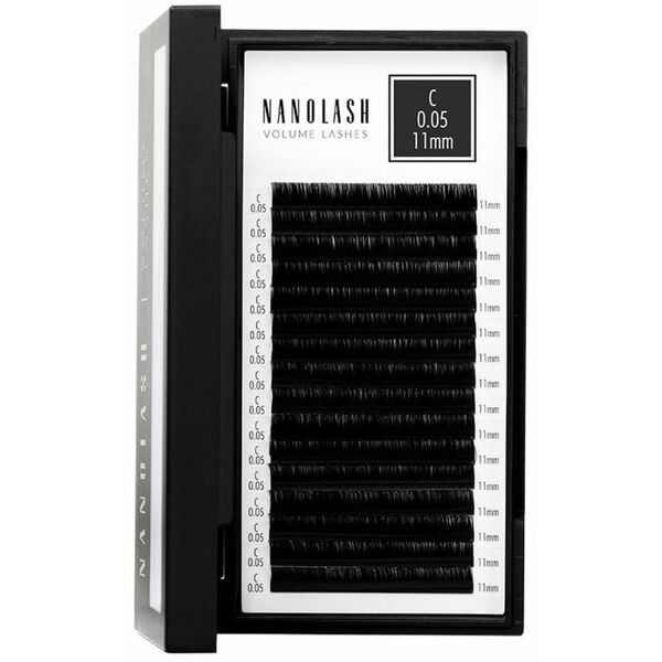 Zestaw sztuczne rzęsy Nanolash VOLUME LASHES Doczepy 11 mm