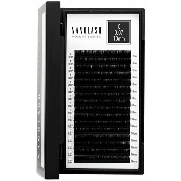 Zestaw sztuczne rzęsy Nanolash VOLUME LASHES Doczepy 10 mm