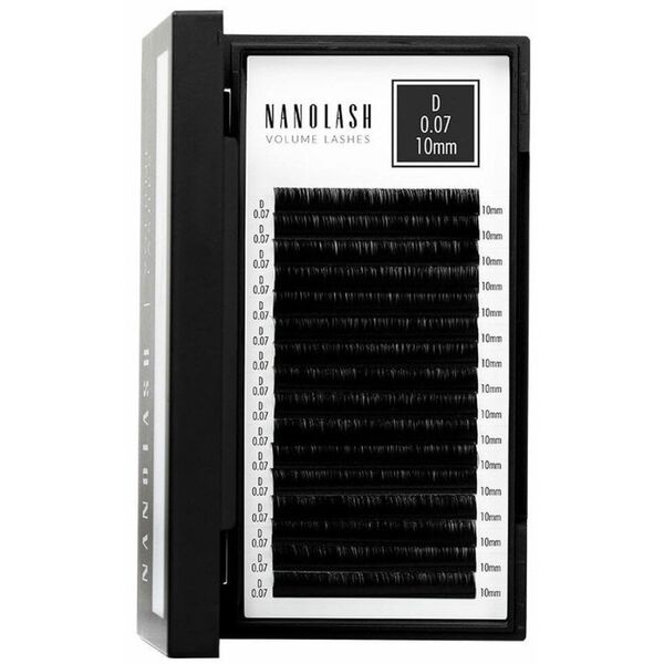 Zestaw sztuczne rzęsy Nanolash VOLUME LASHES Doczepy 10 mm