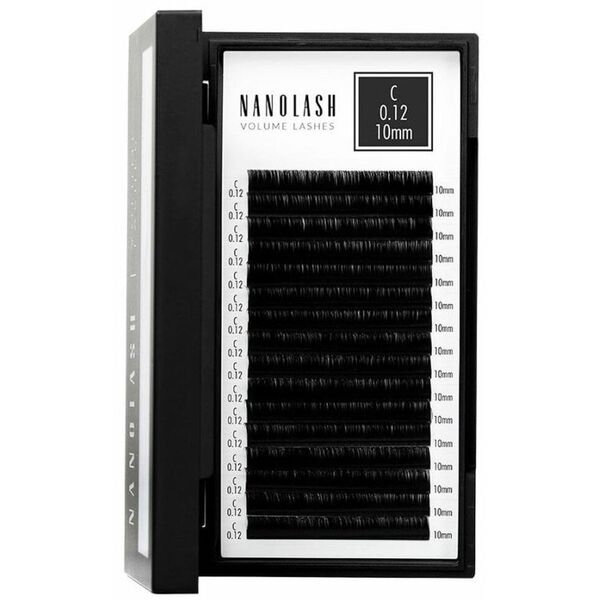 Zestaw sztuczne rzęsy Nanolash VOLUME LASHES Doczepy 10 mm