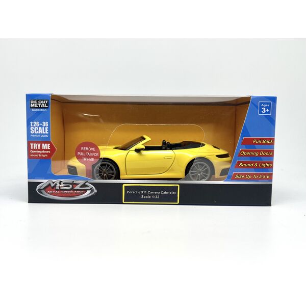 Χυτό μοντέλο Porsche 911 Carrera Cabriolet, 1:32