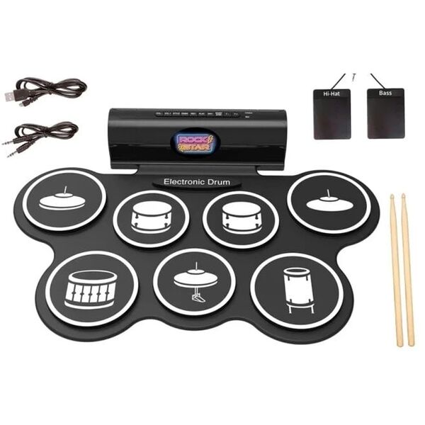 MUSIC Foldable Drum Set Deluxe