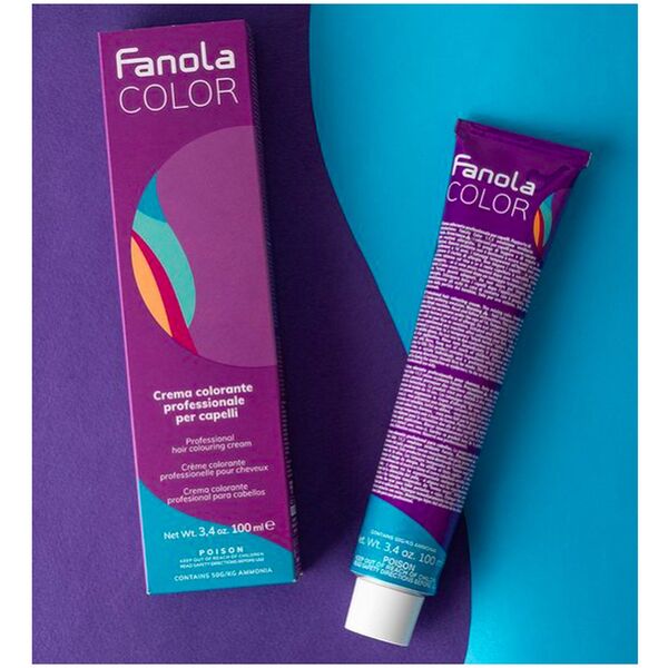 Fanola Color Krem koloryzujący Farba do włosów 100ml Black (1.0)