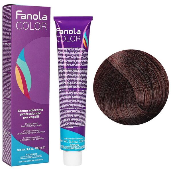 Fanola Color Krem koloryzujący Farba do włosów 100ml Dark Blonde Mahogany (6.5)
