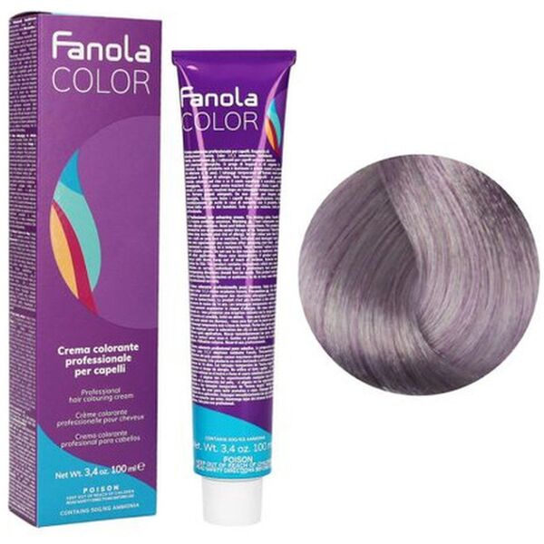 Fanola Color Krem koloryzujący Farba do włosów 100ml Blonde Plat. Fantasy Violet (10.2F)