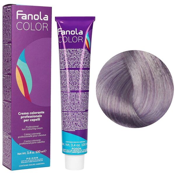 Fanola Color Krem koloryzujący Farba do włosów 100ml V.Lig. Blonde Fantasy Violet (9.2F)