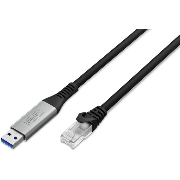 Digitus Kabel USB 3.2 Gen1 - RJ45 Ethernet, 1 Gbit/s, 3 m