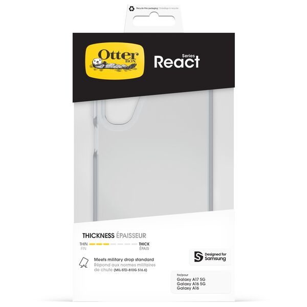 OtterBox React Galaxy A17 5G/A16/A16 5G - clear