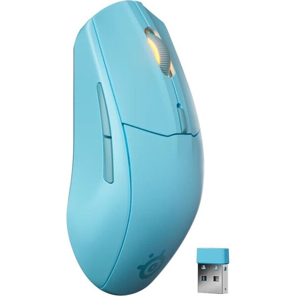 SteelSeries Pelė žaidimams | Rival 3 WL Gen 2 | Wireless | 2.4GHz, Bluetooth | Aqua