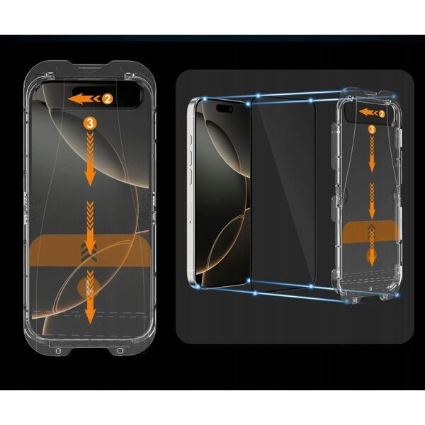 Szkło prywatyzujące Tech-Protect Quick Set Spy+ do Apple iPhone 14 Pro Privacy [2 PACK]