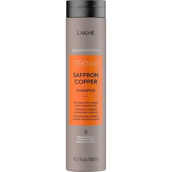 Lakme Teknia Saffron Copper Shampoo Refresh szampon odświeżający kolor do włosów miedzianych 300ml