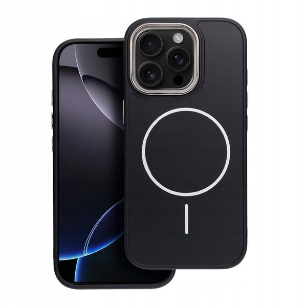 Θήκη FRAME MAG COVER συμβατή με MagSafe για IPHONE 12 MINI μαύρο
