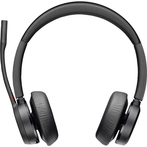 POLY Voyager 4320 Microsoft Teams Certified USB-A Headset +BT700 dongle Przewodowy i Bezprzewodowy Biuro/centrum telefoniczne USB Typu-A Bluetooth Czarny