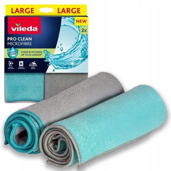 Ściereczka z mikrofibry z enzymami Vileda Pro Clean 2szt.