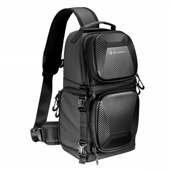 Plecak Fotograficzny Foto 10L Sling Crossbody K&F na Aparat DSLR Kamerę / KF13.176 / Czarny