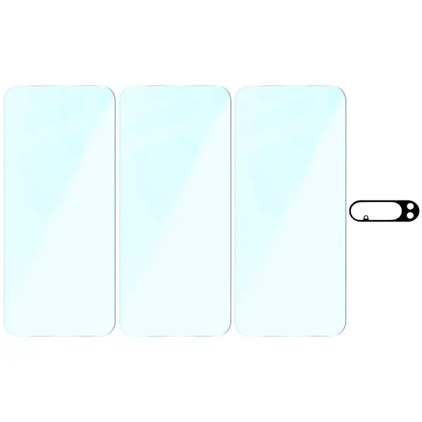 3x Szkło na ekran + szkło na aparat Bizon Glass Clear Pack do Google Pixel 10 Pro XL