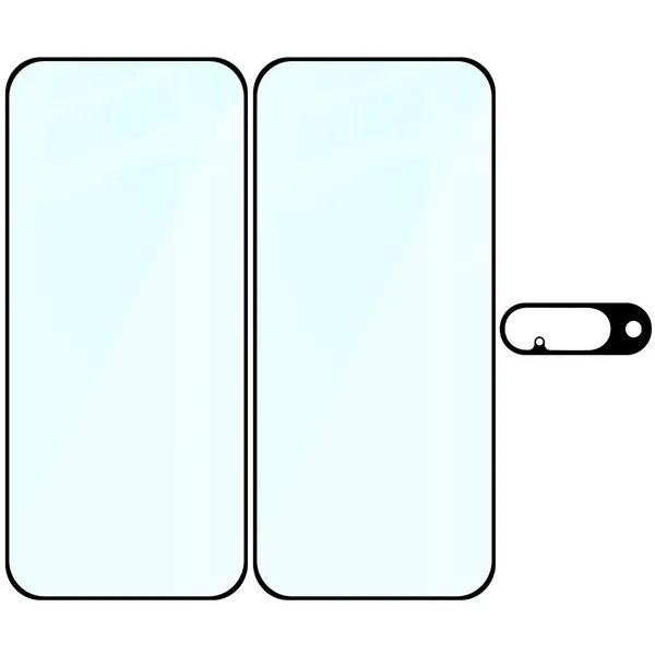 2x Szkło na ekran + szkło na aparat BIZON Edge Pack do Google Pixel 10