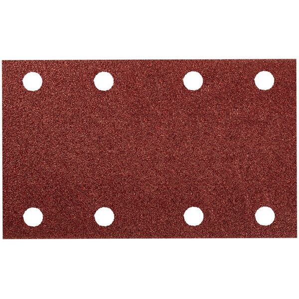 Papier ścierny prostokątny 8 otworów 128 x 78 mm P80 do 04-623, 5 szt. 54-050