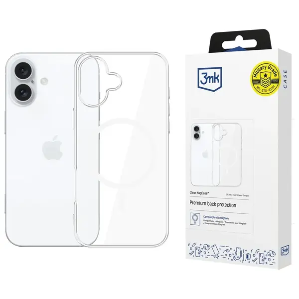 3MK Clear MagCase case for Apple iPhone 17