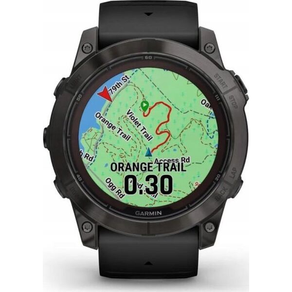 Zegarek sportowy Garmin fenix 7X Pro Sapphire Solar Czarny  (010-02778-11)