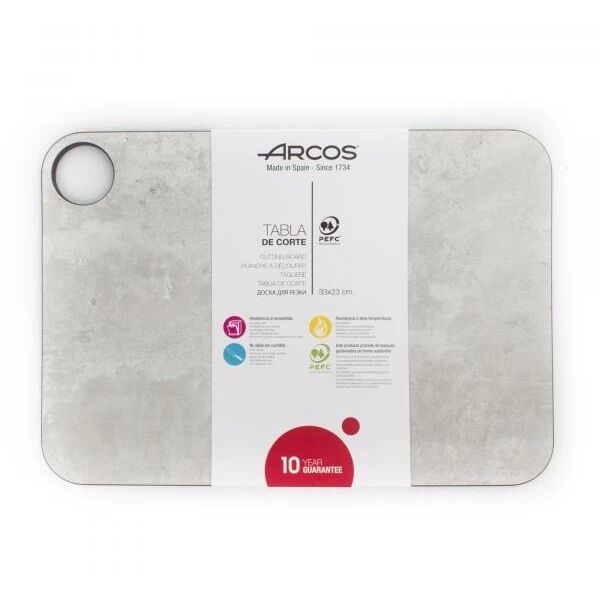Πίνακας κοπής Arcos, ξύλινη ίνα 33 x 23 cm, σχέδιο μαρμάρου