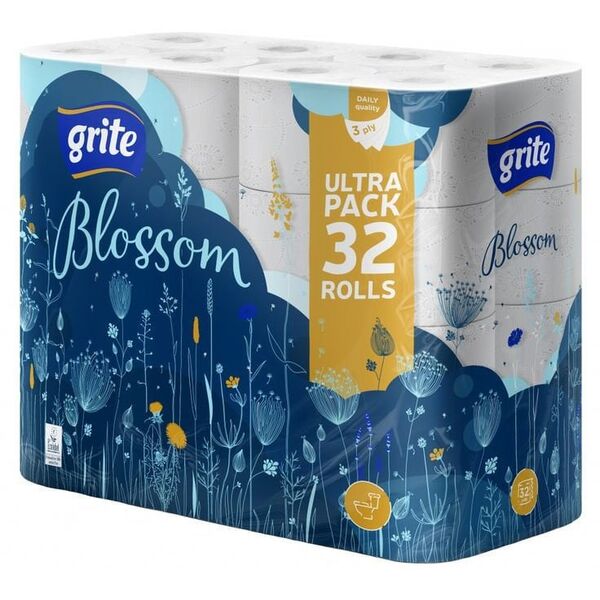 ΧΑΡΤΙ ΥΓΕΙΑΣ GRITE BLOSSOM ΛΕΥΚΟ 32ΤΜΧ