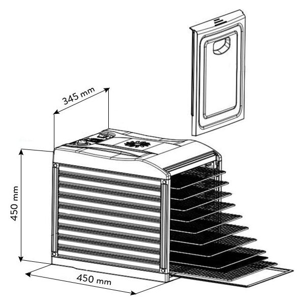 Suszarka Zyle ZY339FD