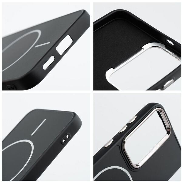 Θήκη FRAME MAG COVER συμβατή με MagSafe για SAMSUNG A56 μαύρο