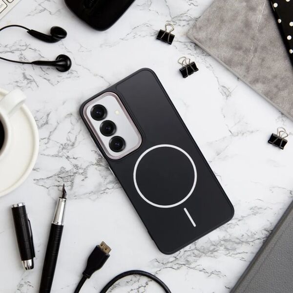 Θήκη FRAME MAG COVER συμβατή με MagSafe για SAMSUNG A26 μαύρο