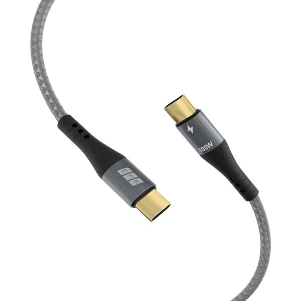 EFB Elektronik USB-CC-00005 kabel USB USB 2.0 1 m USB C Czarny, Szary