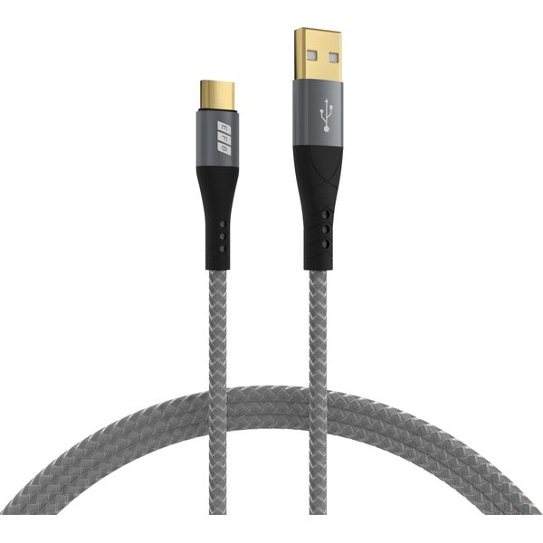 EFB Elektronik USB-AC-00001 kabel USB USB 2.0 0,5 m USB A USB C Czarny, Szary