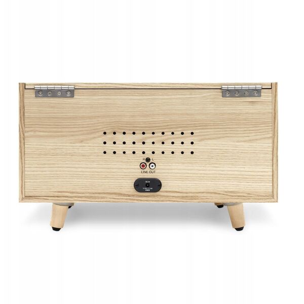 Victrola Century 6-in-1 music center, natural