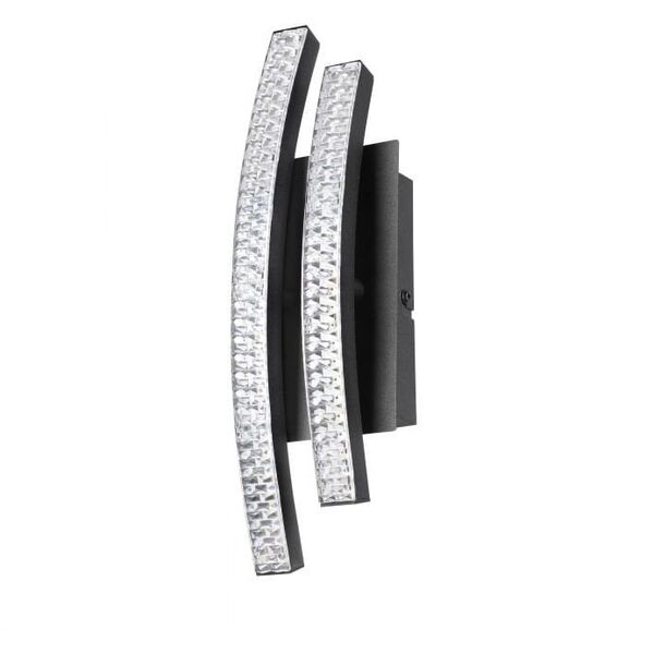 LED wall lamp EGLO LEJIAS, 8W, 1050lm, 3000K, black, 7.5x9.5x29.2