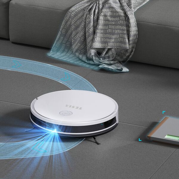Plaunantis dulkiu siurblys robotas TESLA RoboStar iQ400
