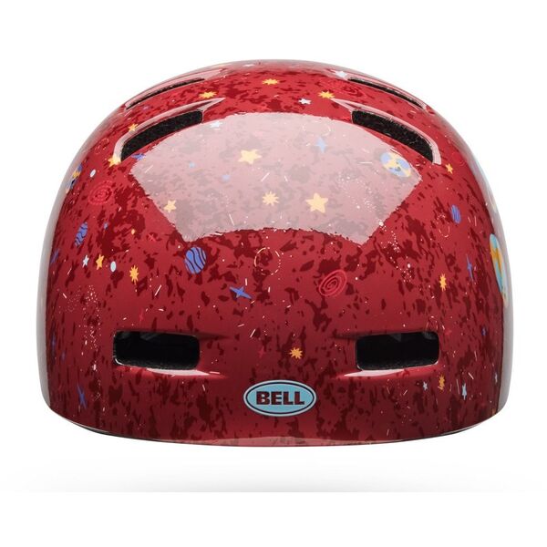 Kask dziecięcy BELL LIL RIPPER dark red planets roz. S (48–55 cm) (NEW 2025)