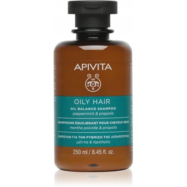 APIVITA_Oil Balance Shampoo with Peppermint &amp| Propolis szampon regulujący przetłuszczanie z Miętą i Propolisem 250ml