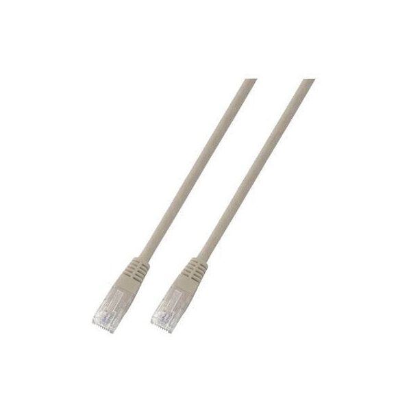 EFB RJ45 Patchkabel U/UTP, Cat.6, PVC, CCA, 1m, grau