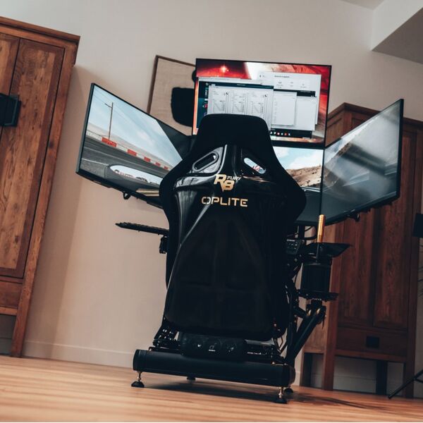 OPLITE Monitor Mount R8        (On Top Single Monitor)  weiß retail