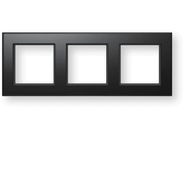 Homematic IP Glasrahmen   3-fach, schwarz