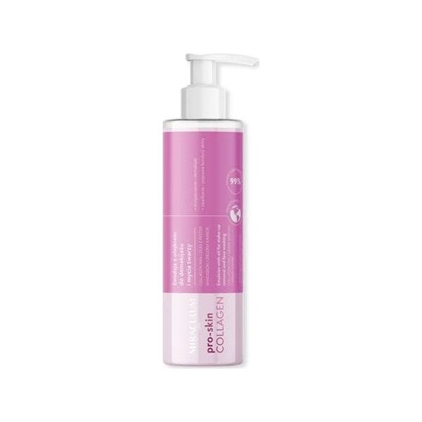 Miraculum  Collagen Pro-Skin Emulsja z olejkiem do demakijażu i mycia twarzy 200ml