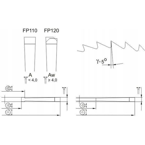 Globus Frez tarczowo piłkowy 63x16x1,60/64 uzęb. A5