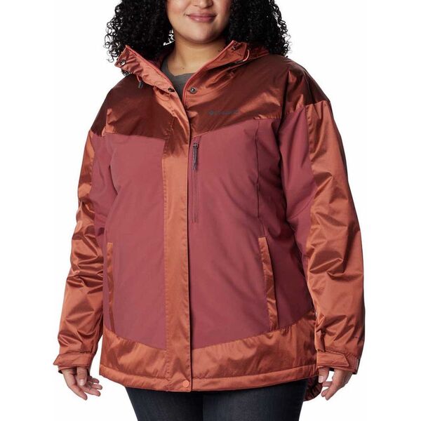 Γυναικείο μπουφάν Columbia Point Park Insulated Jacket - faded peach sheen/beetroot