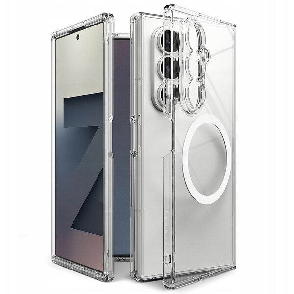 Etui Ringke Fusion Magnetic MagSafe do Samsung Galaxy Z Fold 7 Clear