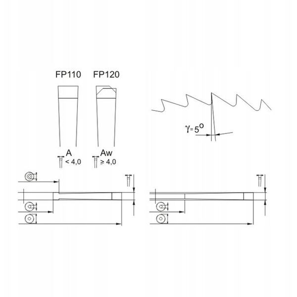 FREZ PILKOWY FI 125,0   1,0 Z160A d22 HSS NFTE